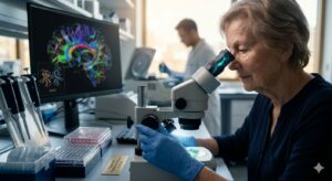 El Gen del Olvido tiene un Interruptor: La Proteína que «Agota» tu Cerebro Décadas antes del Alzheimer