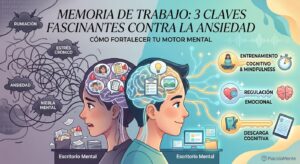 Memoria de trabajo: Afectada por la ansiedad y la depresión